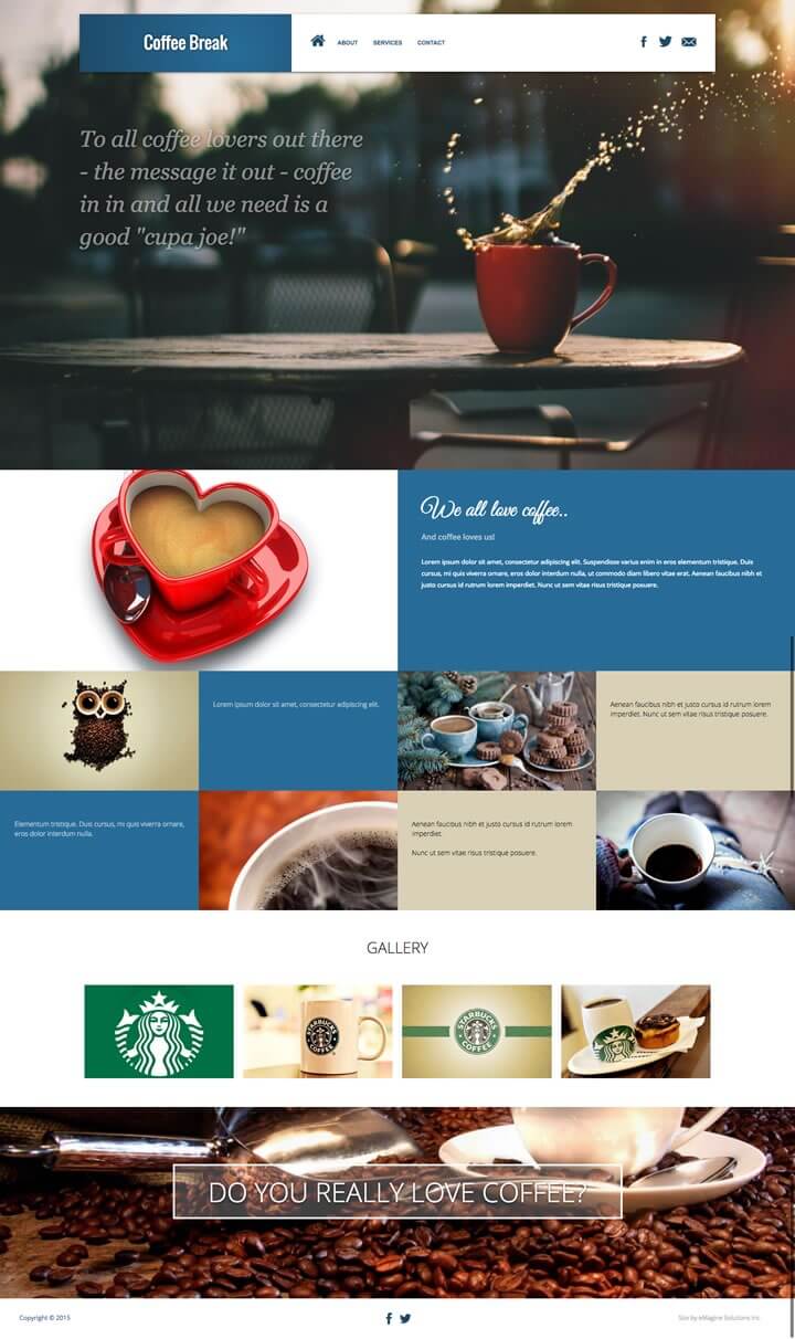 Themes website design