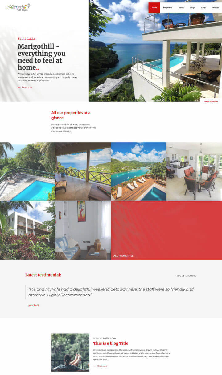 Marigot Hills redesign